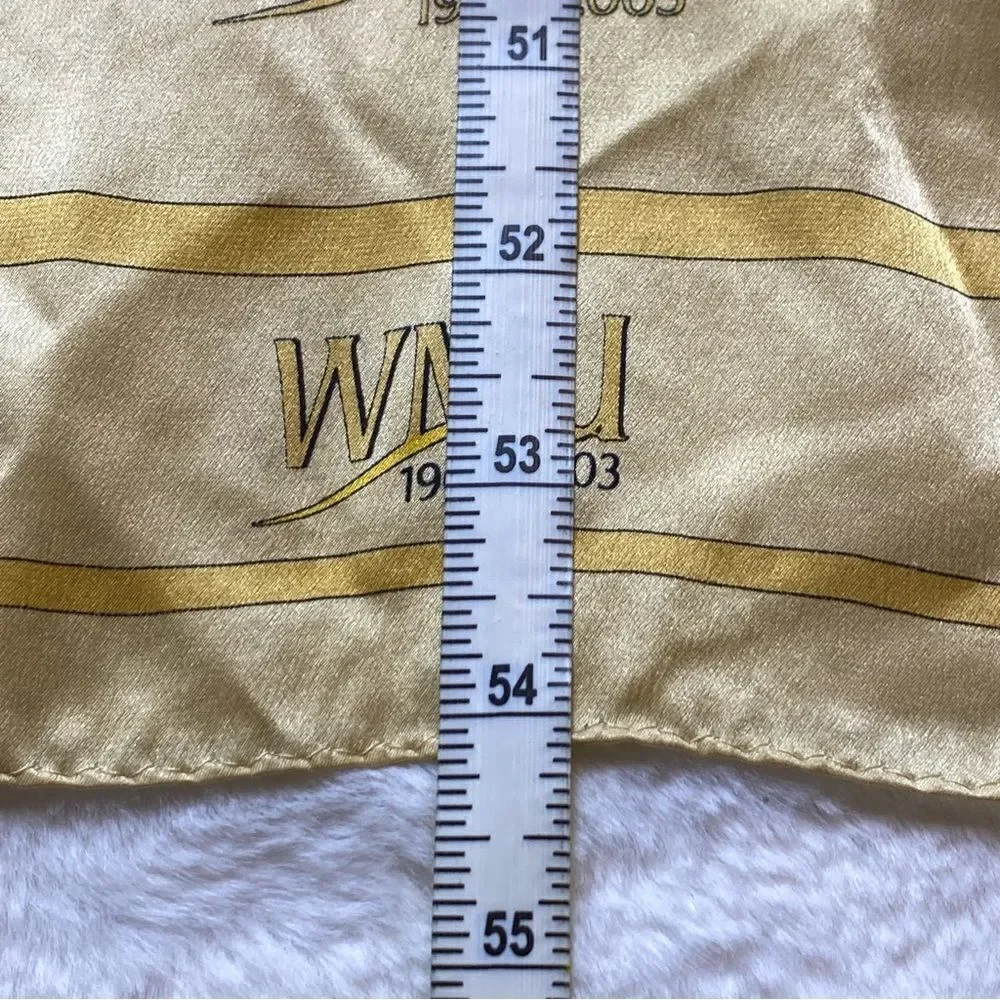 WM Chelsea LTD Custom Design 100% Silk WMU Commemorative Scarf